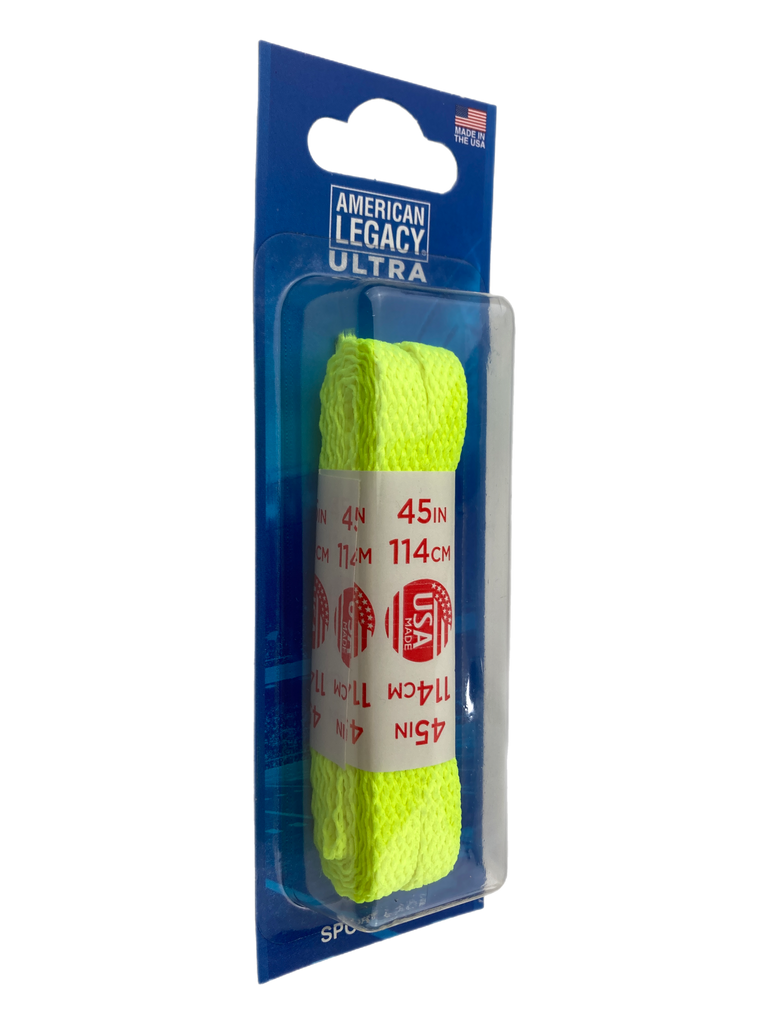 American Legacy ® Ultra All-Pro Laces | Neon Yellow – HickoryBrands