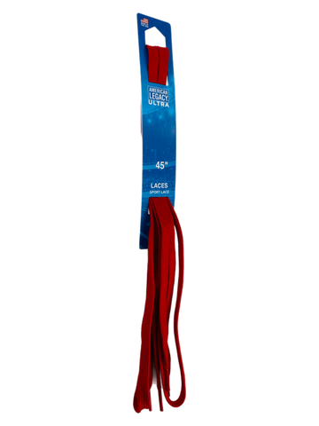 American Legacy ® Ultra Narrow Flat Tubular Laces | Red