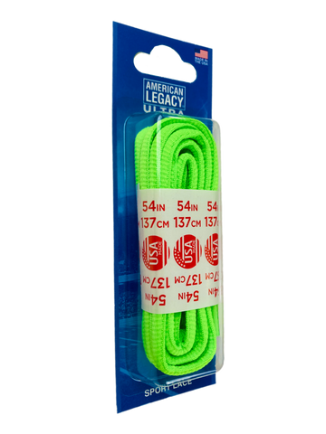 American Legacy ® Ultra Oval Laces | Neon Green
