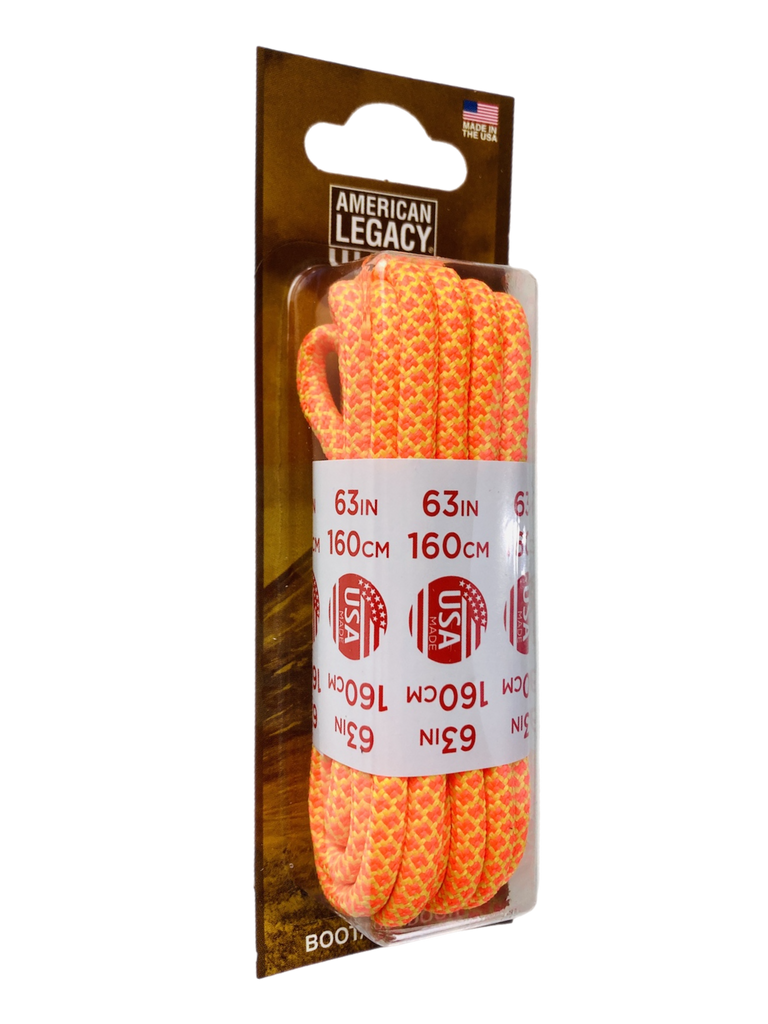 Yellow Rope Laces American Legacy ® Ultra Rope Laces | Hot Red/Canary Yellow Honeycomb ...