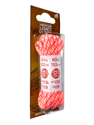 American Legacy ® Ultra Rope Laces | Hot Red/White Houndstooth