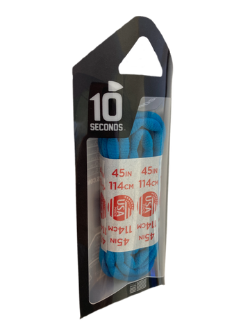 10 Seconds ® Athletic Bubble Laces | Neon Blue