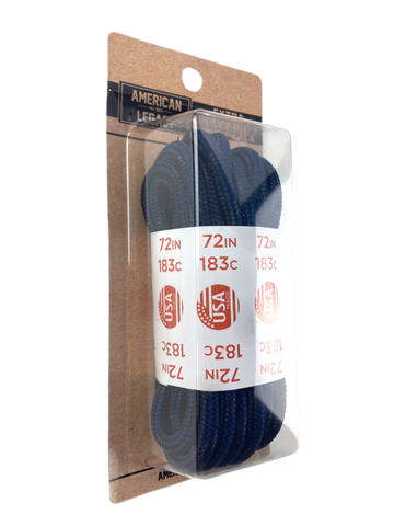 American Legacy ® Extra Heavy Duty Tactical Boot Laces | Navy/Black