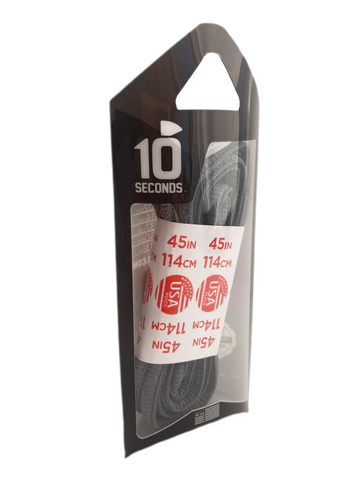 10 Seconds ® Athletic Oval Laces | Sky Grey