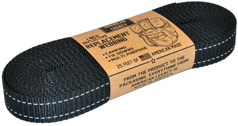 American Legacy ® Reflexall ® 1" Replacement Webbing | Reflective - 25 ft [PREORDER]