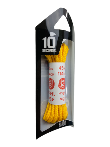 10 Seconds ® Athletic Round Laces | Gold