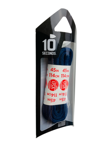 10 Seconds ® Athletic Round Laces | Navy