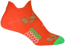 2ndWind Double Tab Socks | Orange