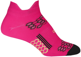 2ndWind Double Tab Socks | Neon Pink