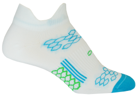 2ndWind Double Tab Socks | White