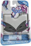 ShoeFlys ® Funsets ™ | Shark Fins with Neon Blue Sparkle Laces [DISCONTINUED]
