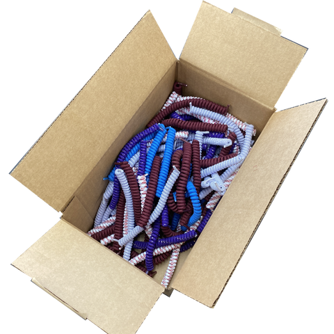Assorted Stretch Curly Laces | Bulk