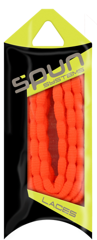 Spun™ Bubble ShoeLaces - Neon Orange