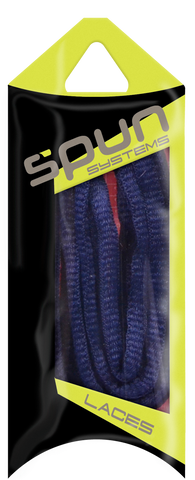 Spun™ Oval Athletic ShoeLaces - Navy