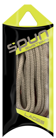 Spun™ Round Sport ShoeLaces - Dark Tan