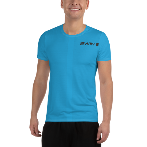 2WIN ® EvoChill ™ Cooling Performance Top | Vibe 3D Printed Blue
