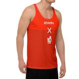 2WiN® X 10 Seconds® Competition Performance Tank | Red