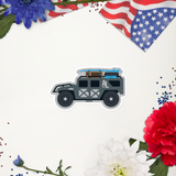 American Legacy® AL 1923 Winnie The Humvee Sticker | Bubble-free stickers