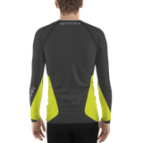 2WIN ®  EvoChill ™ Cooling Compression Top with DELTA BLOOD FLOW ACTIVATION | Vibe 3D Printed Neon Yellow